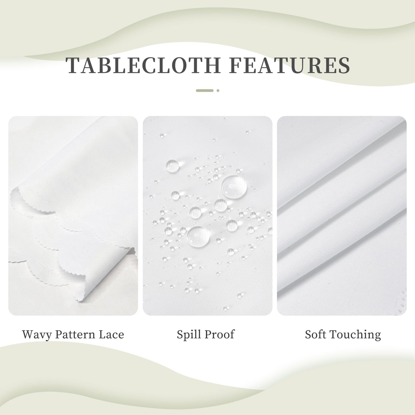 Gradient Rose Round Tablecloth - High-Quality Waterproof Table Decor